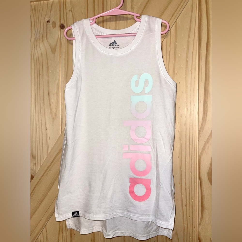 Adidas Kids Tank Top with Pastel Logo